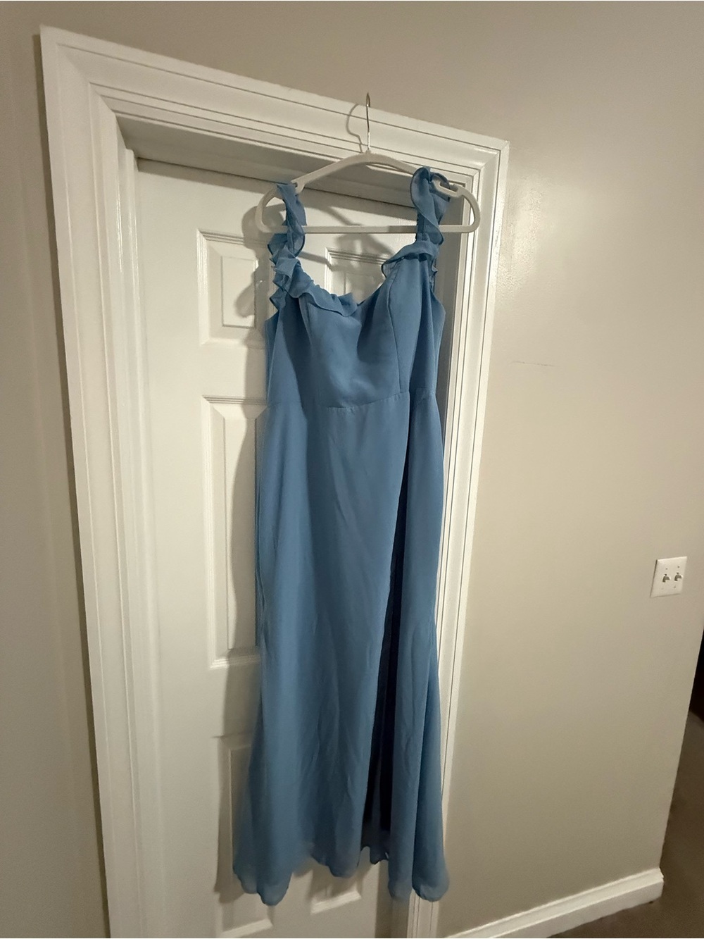 Azazie Callie Steel Blue dress